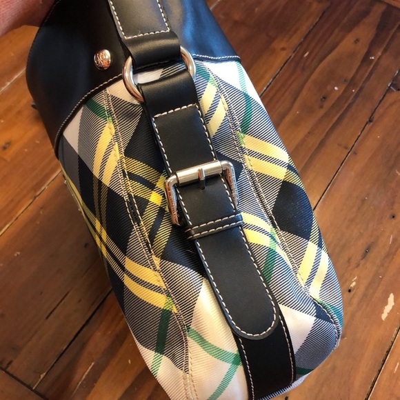 Teenie weenie plaid shoulder purse &  keychain. - Picture 6 of 12